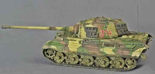 Maquette Plastique King Tiger ZVEZDA Z6204 - Char Allemand à Monter, échelle 1/35